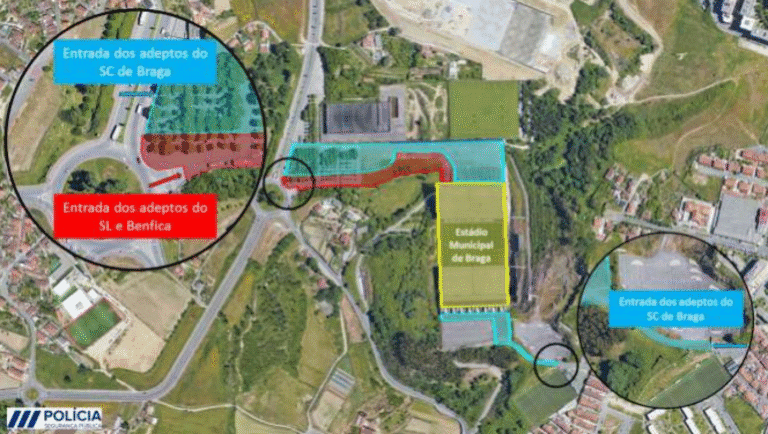 Avisos da PSP para o SCB - Benfica deste domingo