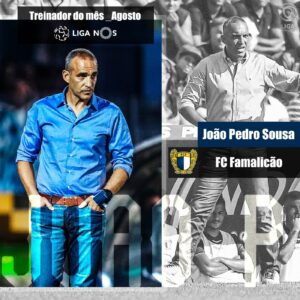 João Pedro Sousa é o treinador do mês de Agosto