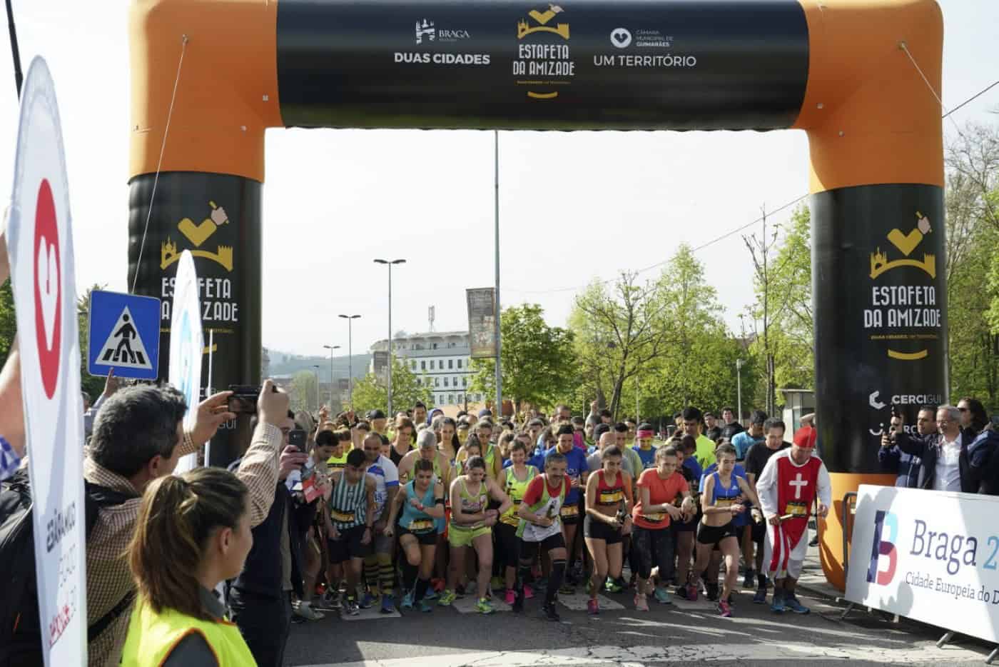 Estafeta da Amizade de domingo liga Braga a Guimarães