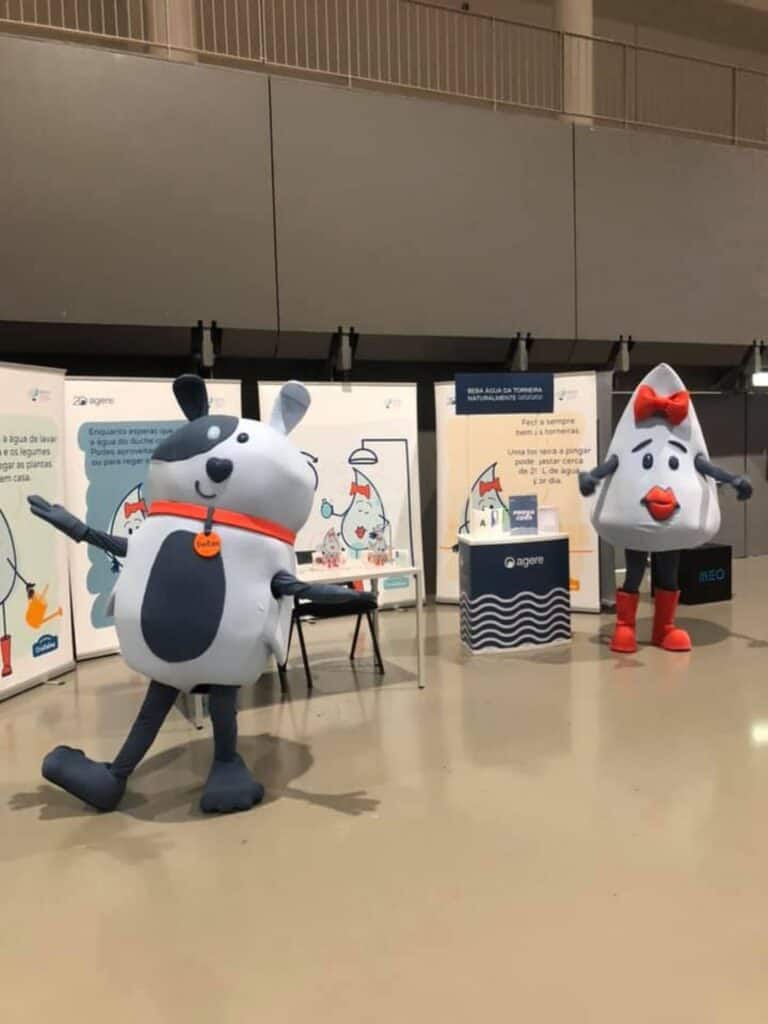 AGERE ganha nova mascote e coloca "mil papeleiras no centro de Braga"