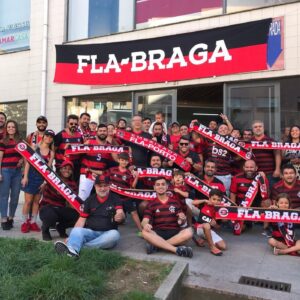 Febre do Flamengo já chegou a Braga