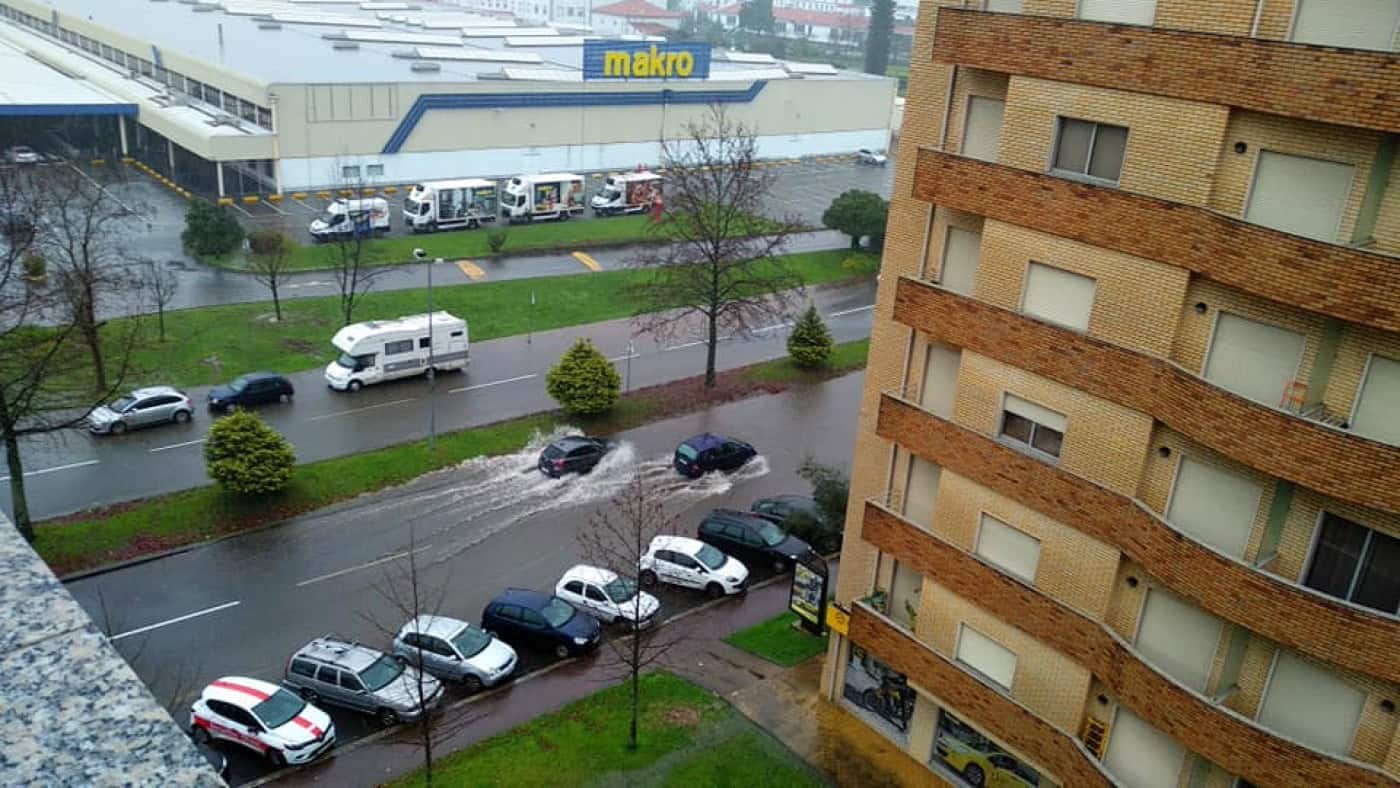 Braga continua em alerta amarelo esta segunda-feira