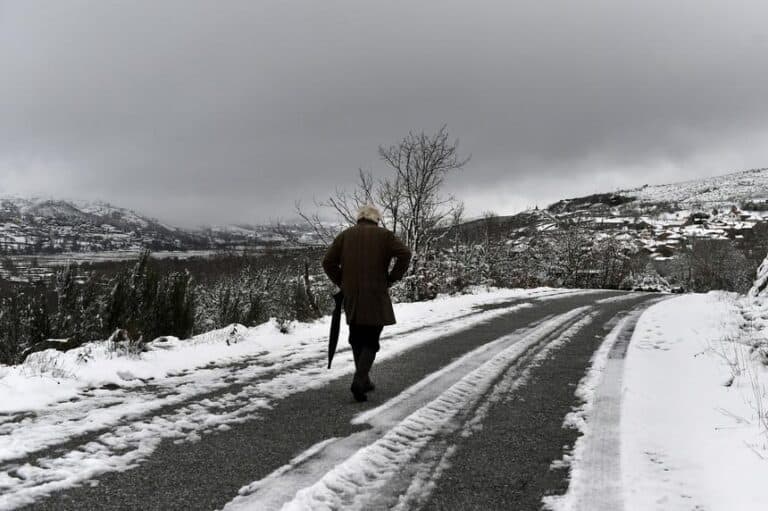 Neve acima dos 800 m coloca cinco distritos em alerta