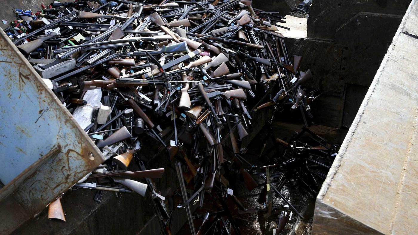 PSP destruiu 37 mil armas de fogo