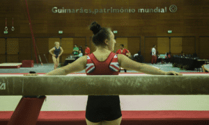 As imagens da ginástica mundial que compete em Guimarães