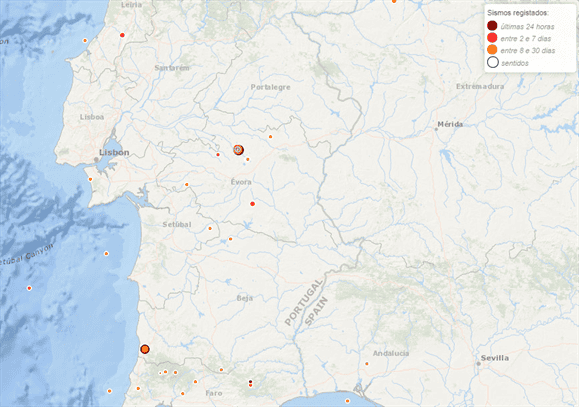 Sismo de magnitude 4,9 com epicentro em Arraiolos