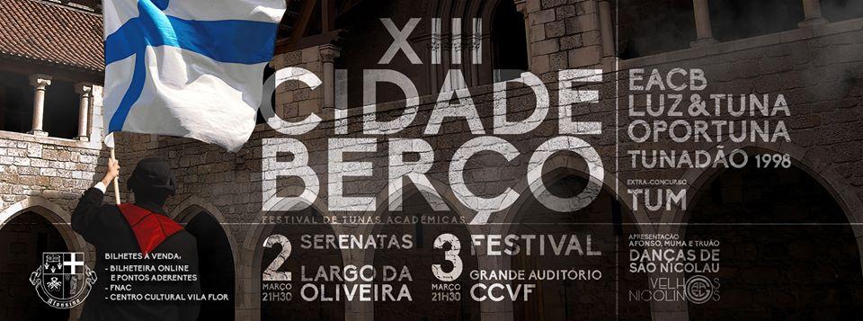 Cidade Berço regressa a Guimarães a 2 e 3 de Março