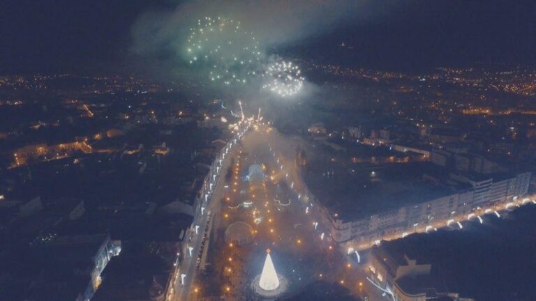 Música anima passagem de ano no centro de Braga