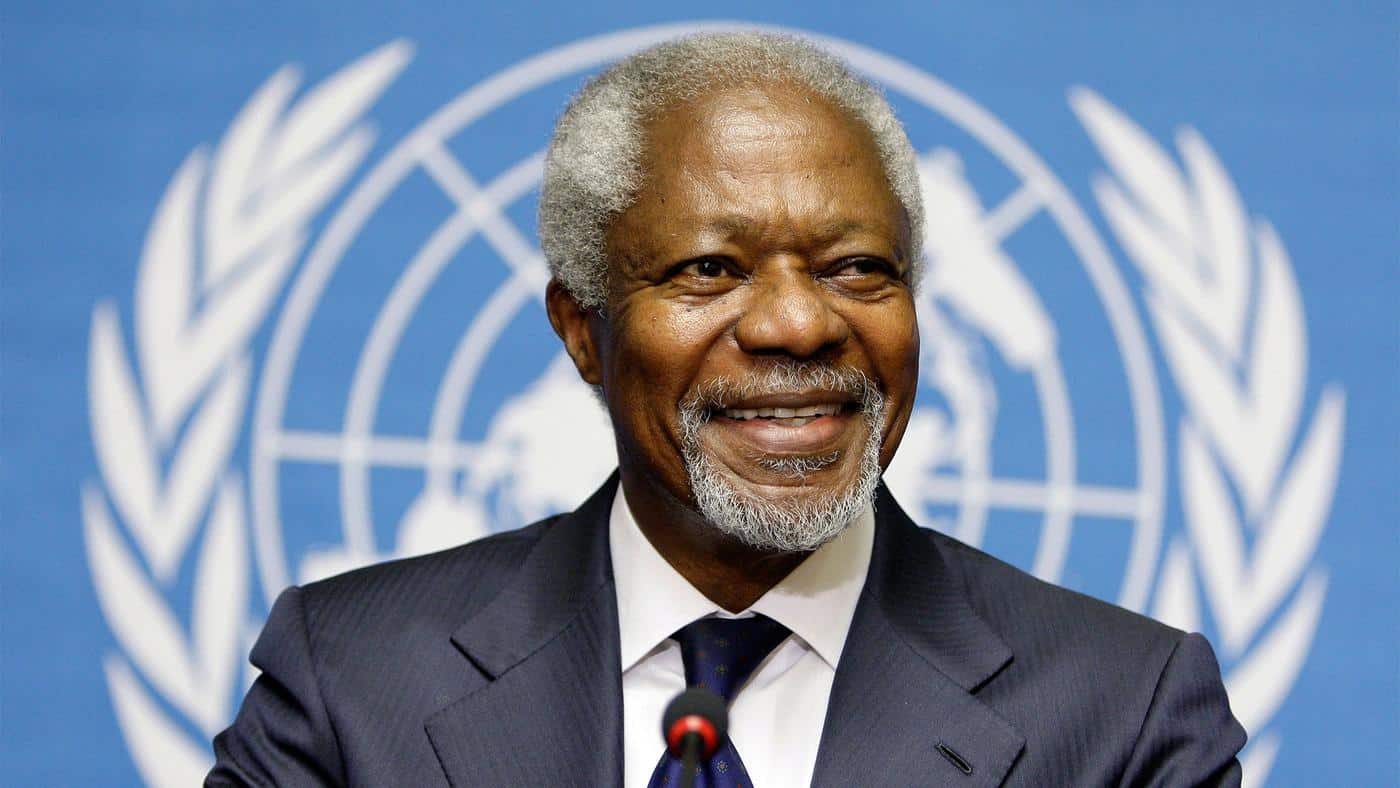 Morreu Kofi Annan
