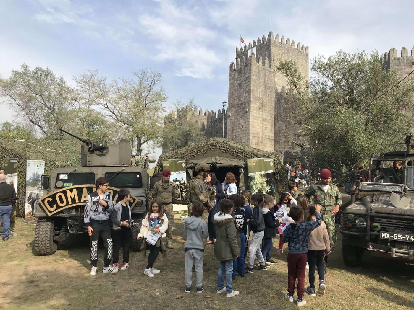 Exército invade colina do Castelo e Paço do Duques