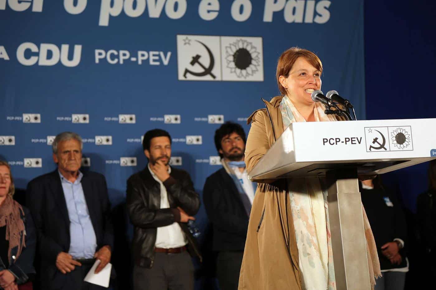 Europeias. Candidata do PEV acompanha João Ferreira