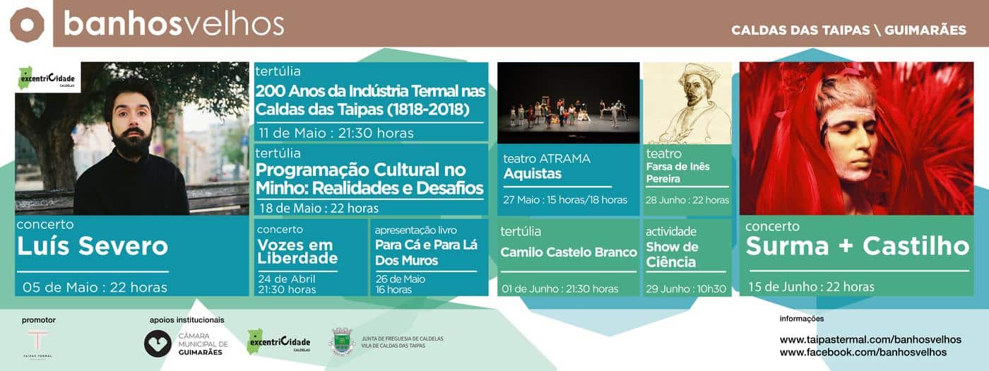 Banhos Velhos voltam em Abril com programação dos 8 aos 80