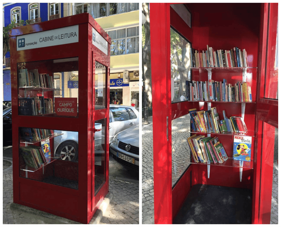 Movimento sugere transformar cabines em pontos de leitura