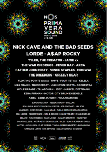 Cartaz do NOS Primavera Sound