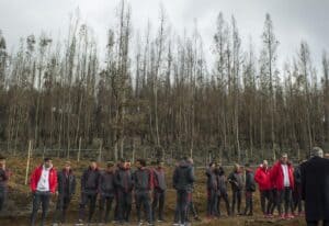 SC Braga solidário faz renascer o que o fogo matou