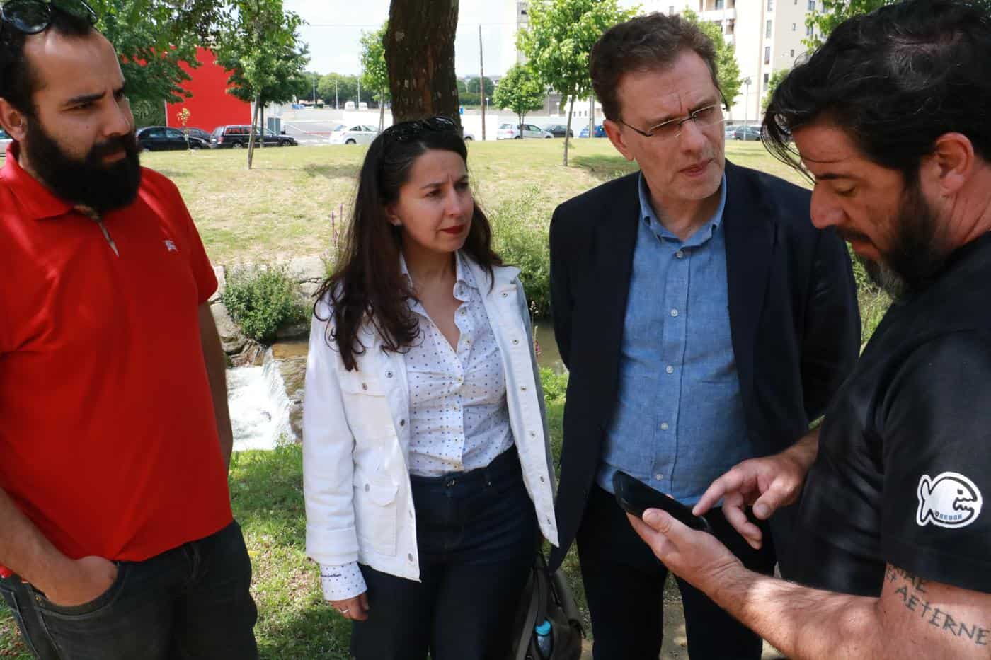 BE quer acção conjunta de fiscalização do rio Este