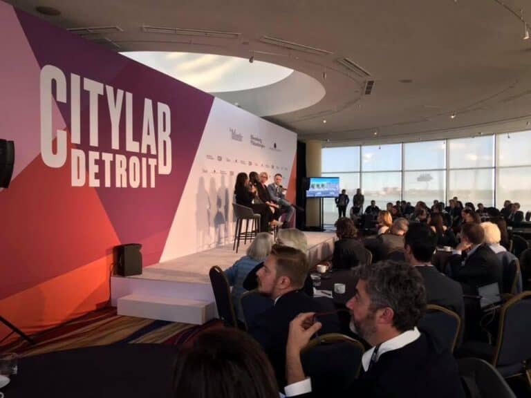 Ricardo Rio em encontro de autarcas em Detroit