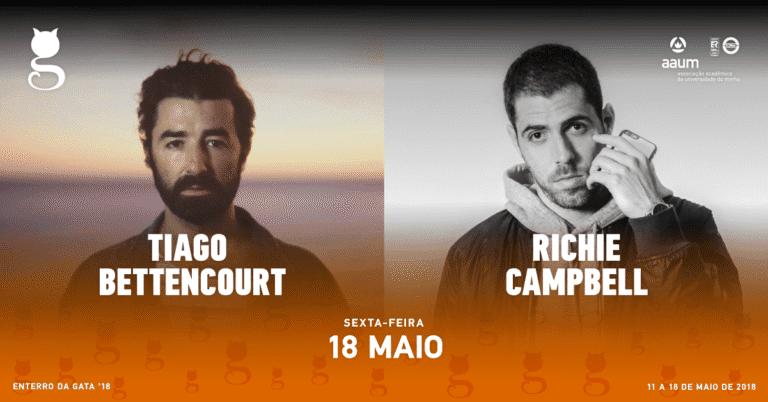 Tiago Bettencourt e Richie Campbell no Enterro da Gata '18