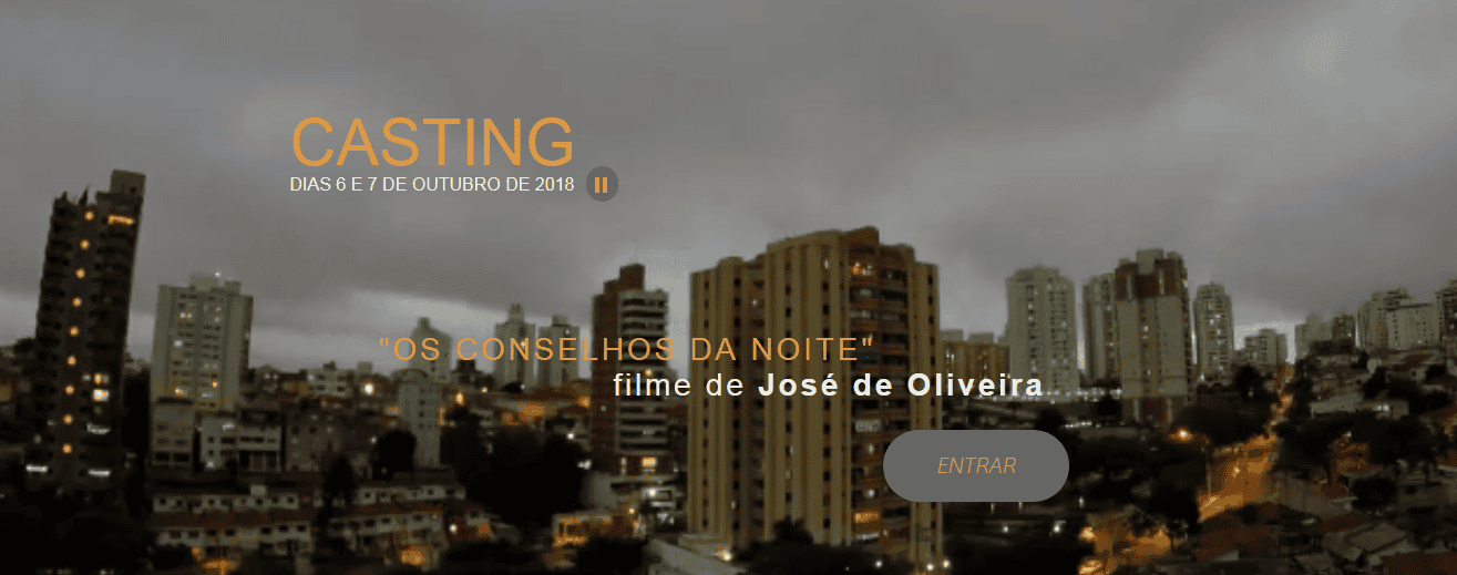 José Oliveira à procura de actores para novo filme